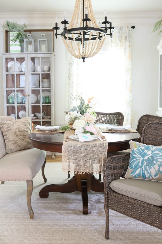 Dining Room refresh neutral curtains