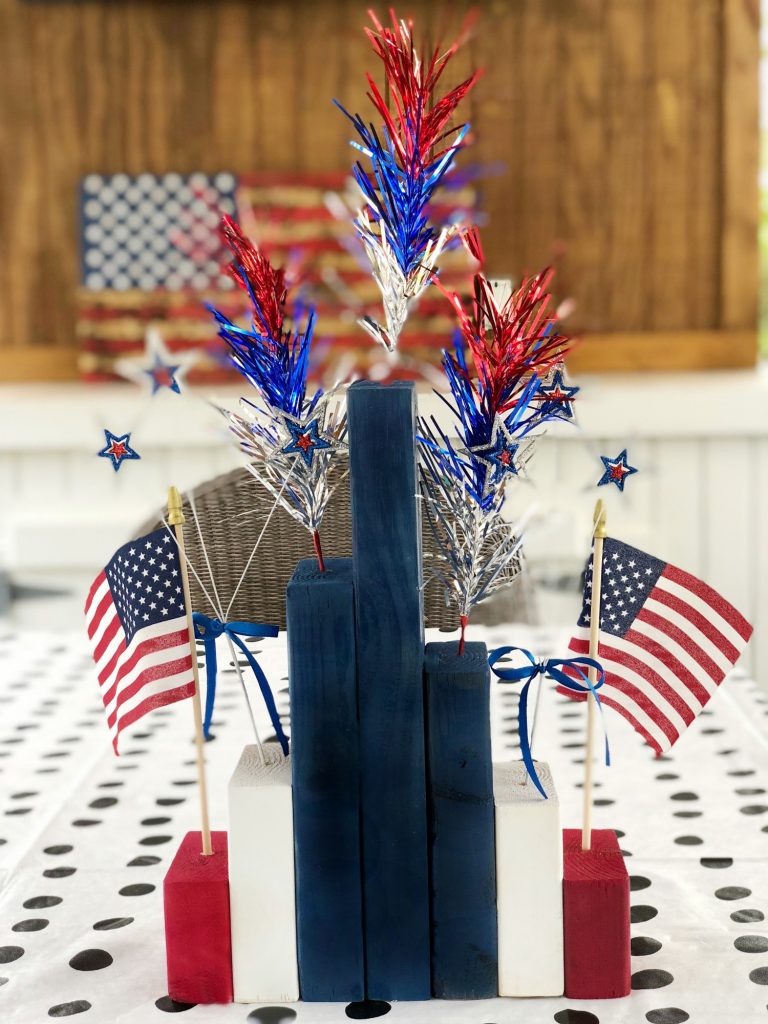 Easy 4th of July DIY Centerpiece