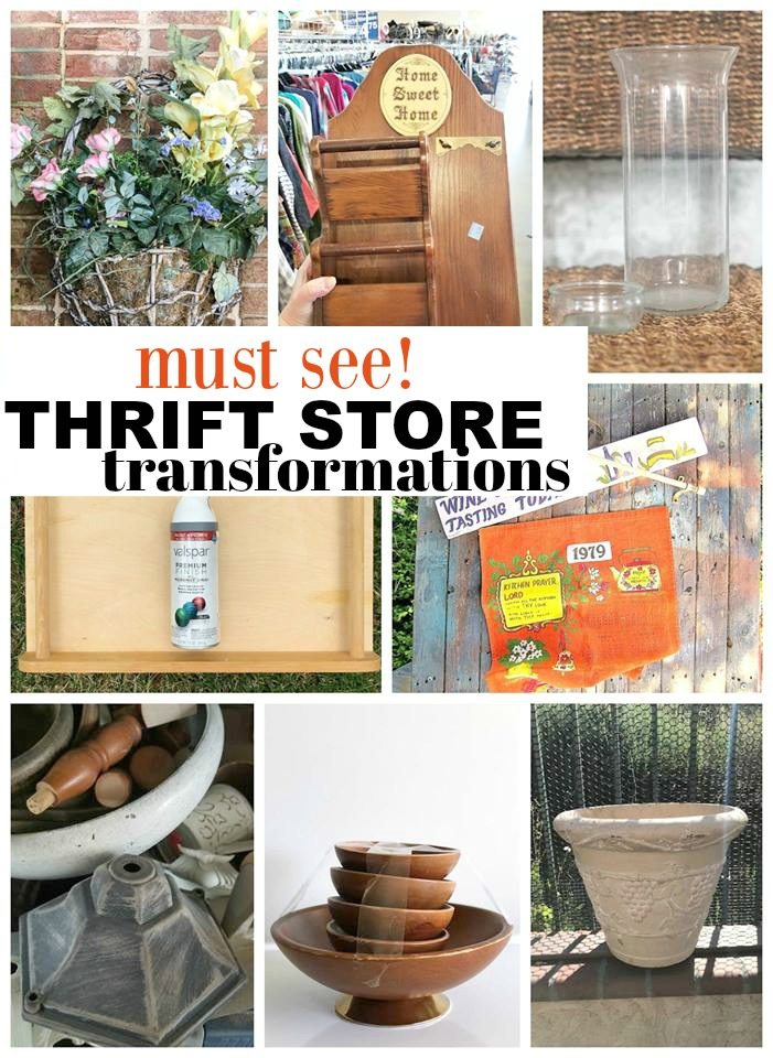 Must see ideas for all these Thrift Store Items!