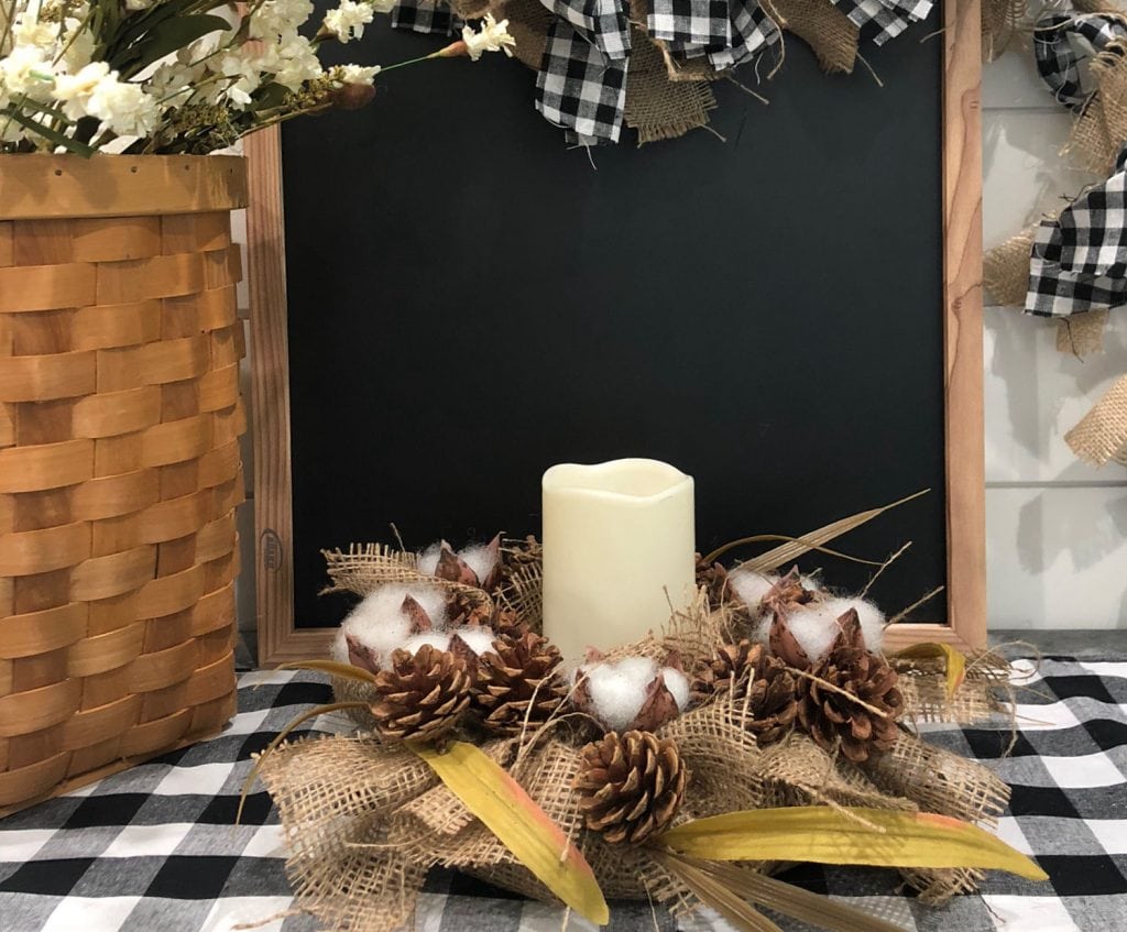 Farmhouse decor from the dollar store