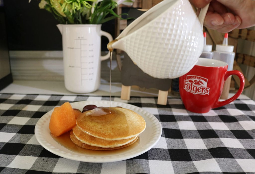 Coffee and pancakes for National Coffee Day