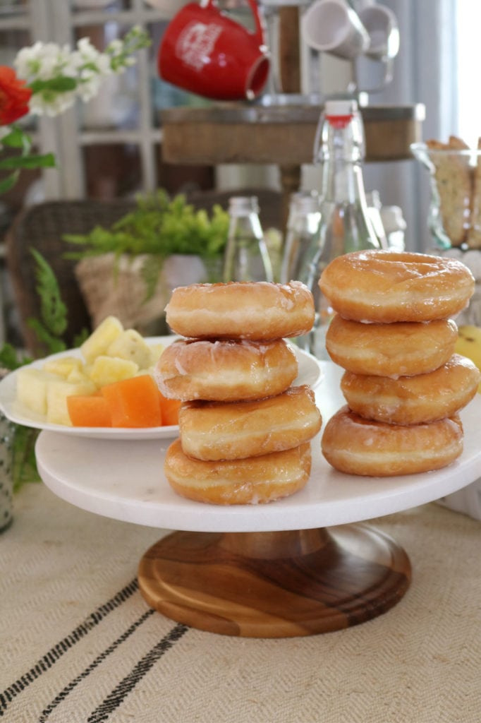 Coffee bar with donuts