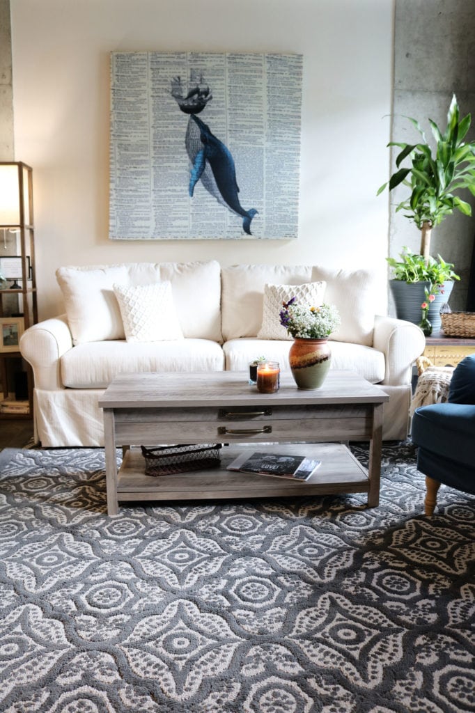 Living Room Rug - warm up your space with this affordable BHG rug.