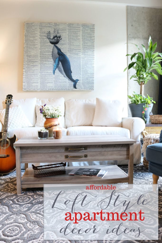 Loft style apartment decor ideas - affordable minimal decor ideas