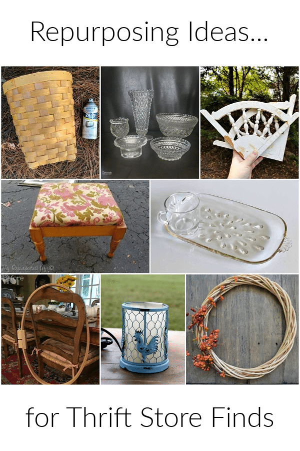 Repurposing ideas for thrift store finds