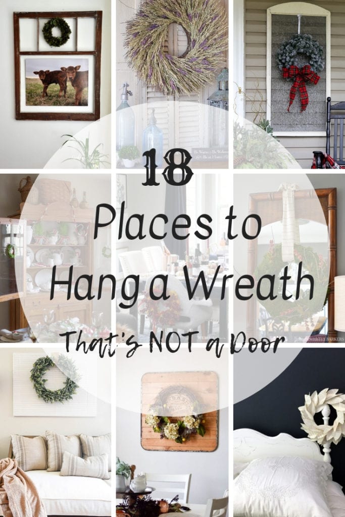 Wreath placement ideas