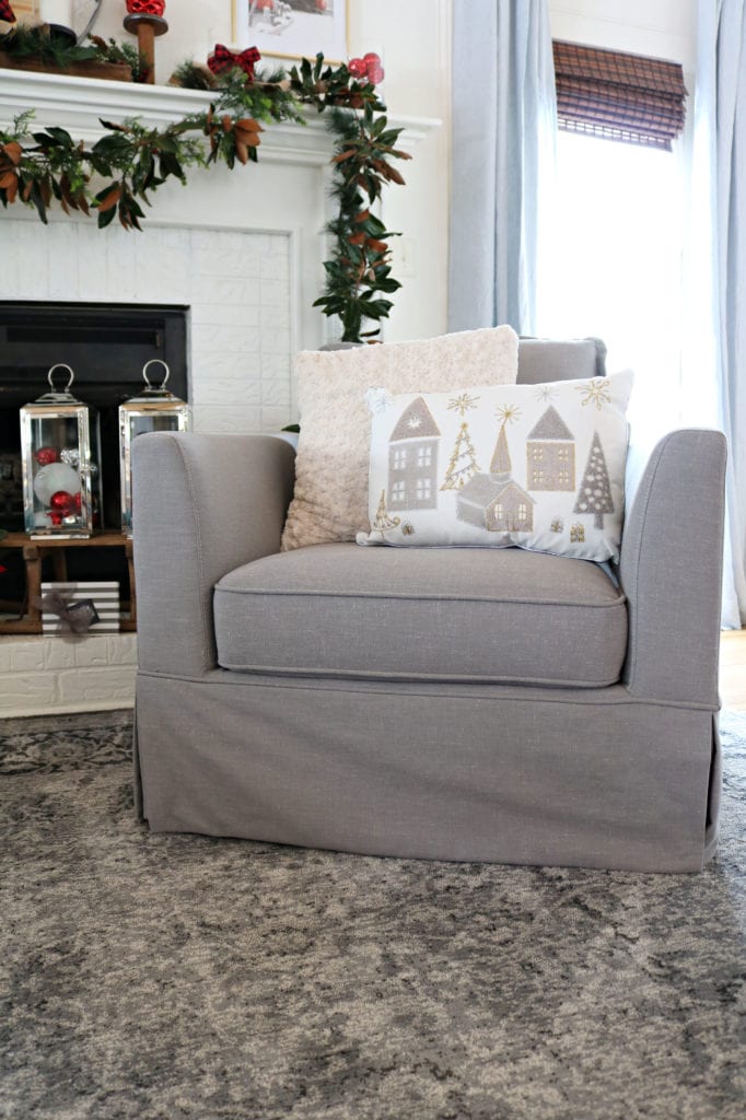 BHG Chair Pillow Affordable Christmas Decor 