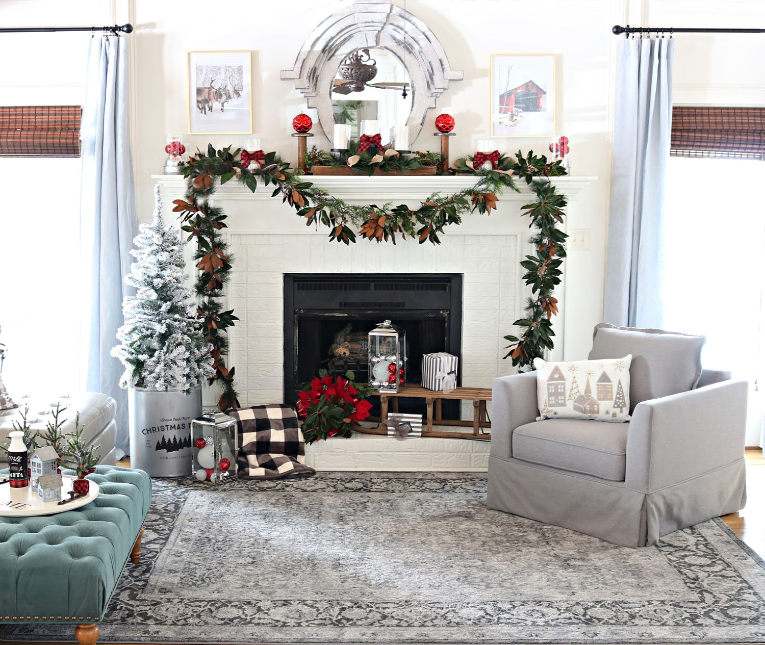 BHG Christmas Living room