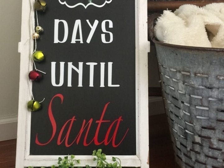 Christmas idea Santa Countdown