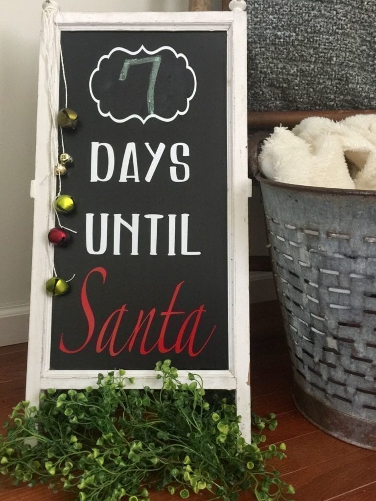 Christmas idea Santa Countdown