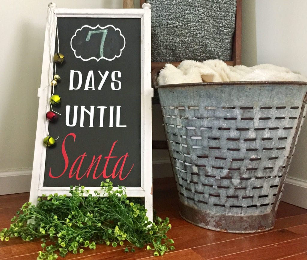 Days Until Santa comes Cricut idea