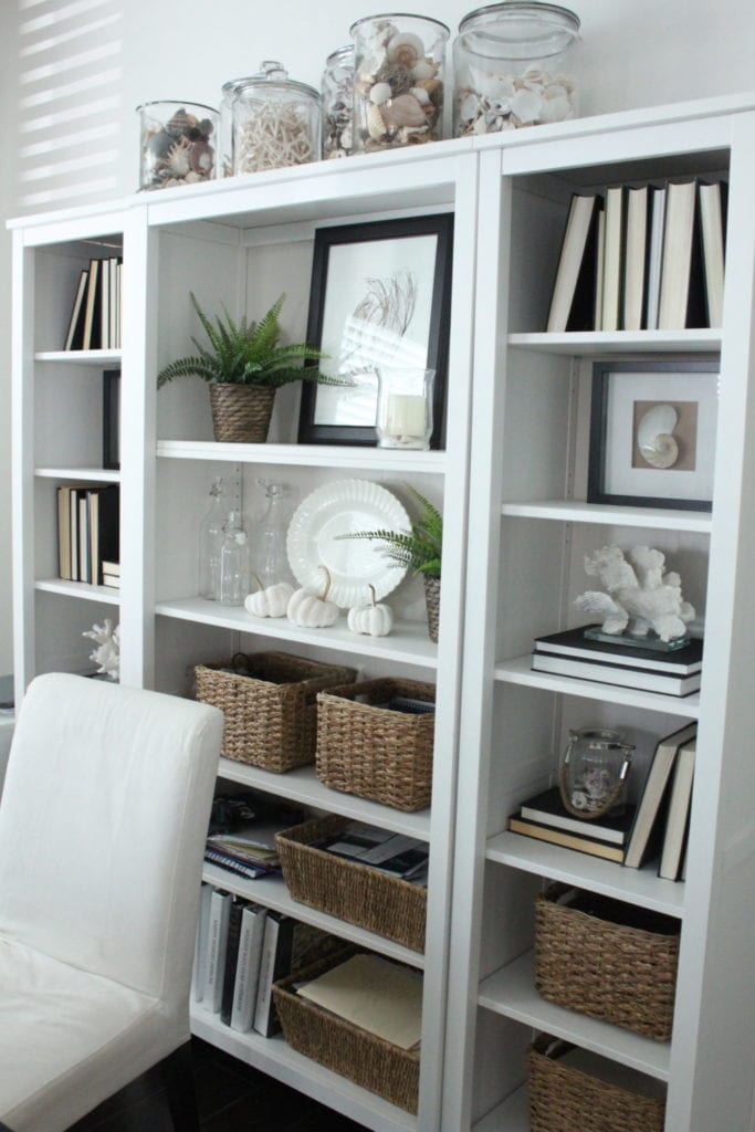 Bookcase styling
