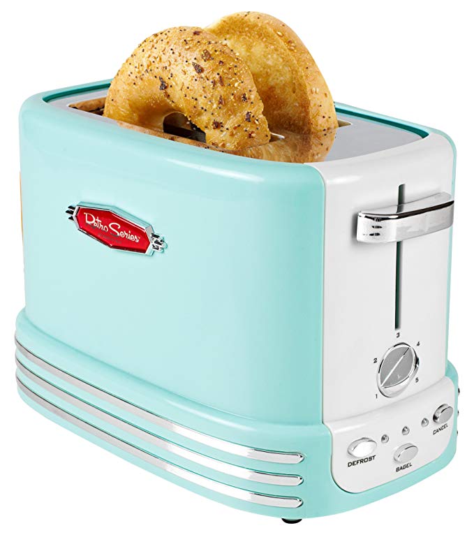 Retro turquoise toaster