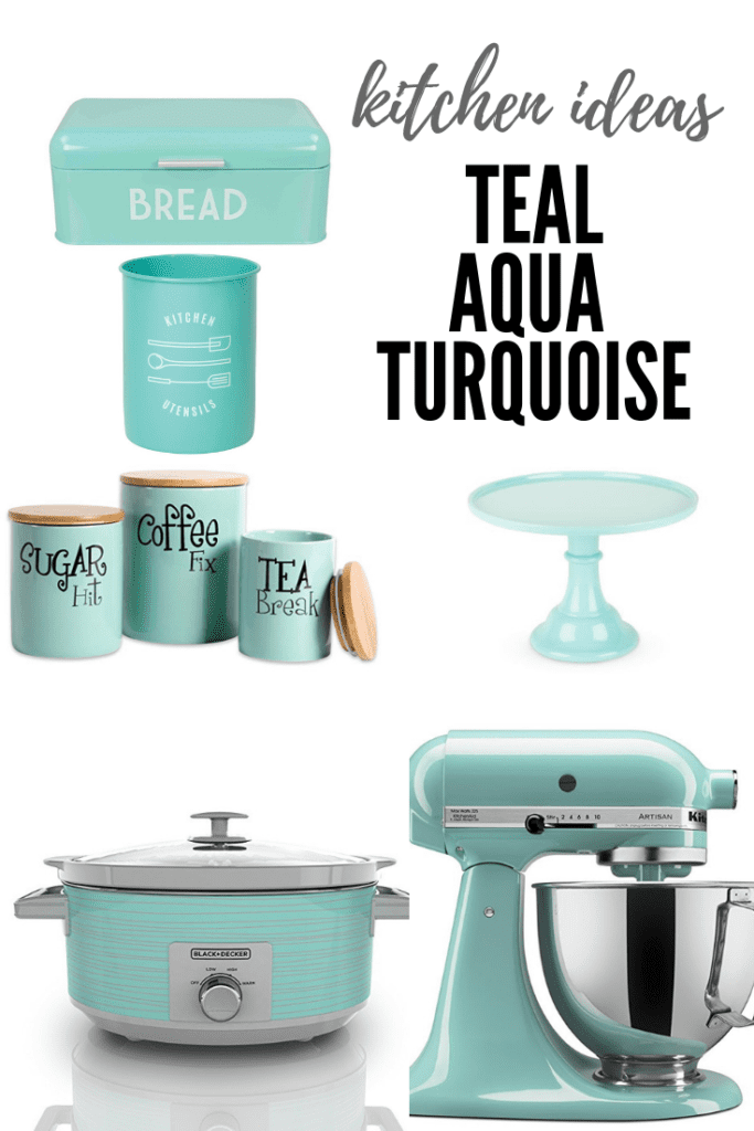 Mint Blue Kitchen Accessory Gift Guide; 20 Teal & Turquoise