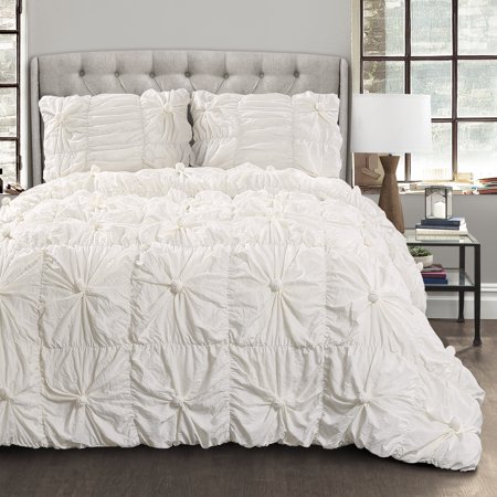 Bella White Comforter - Affordable White Bedding Ideas