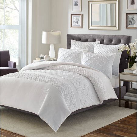 Mosaic White Comforter - Affordable White Bedding Ideas