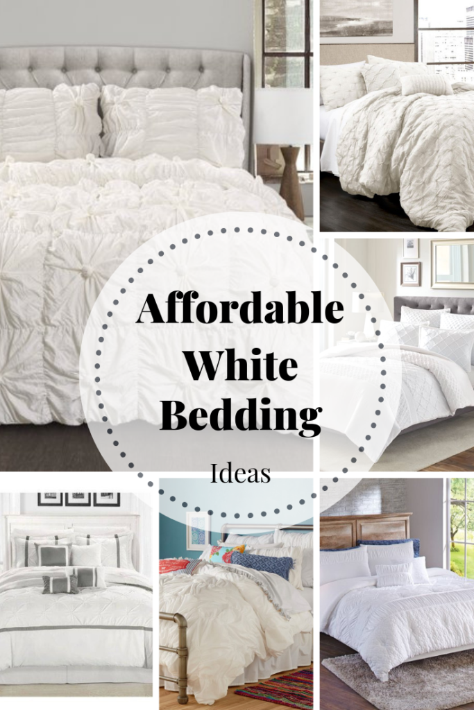 White Bedding Ideas - Affordable