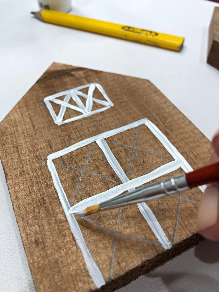 gingerbread barn - easy directions for this diy