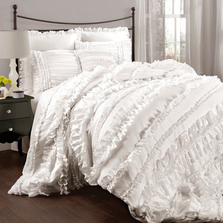 Affordable White Bedding Ideas - ruffled-white