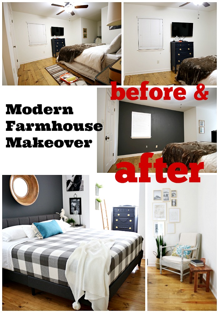Modern Farmhouse Makeover - easy and affordable
