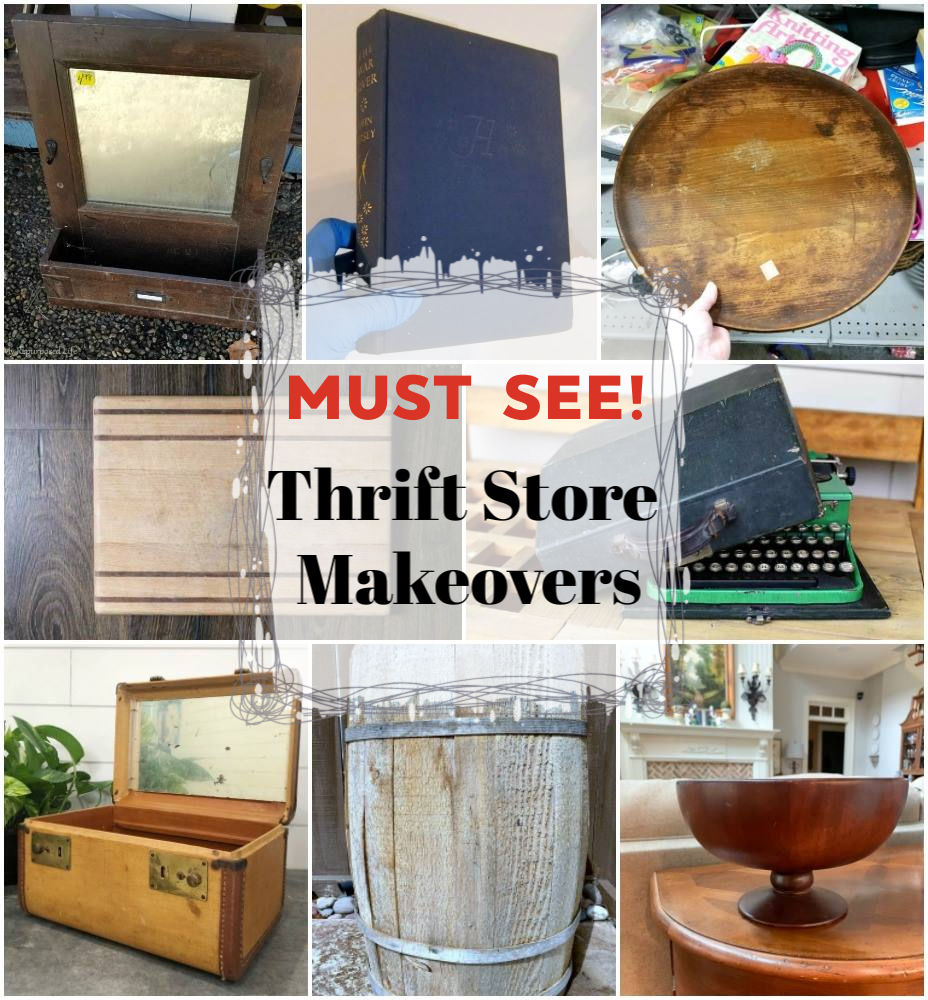 Thrift Store Ideas to buy - Vintage Train Case Makeover