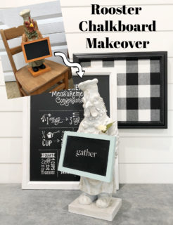 DIY Rooster Kitchen Chalkboard | Refresh Restyle