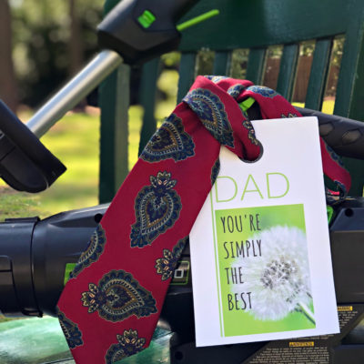 tools and tie fathers day idea