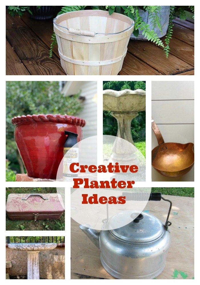 Thrifty Brass Plant Holder Idea - Refresh Restyle