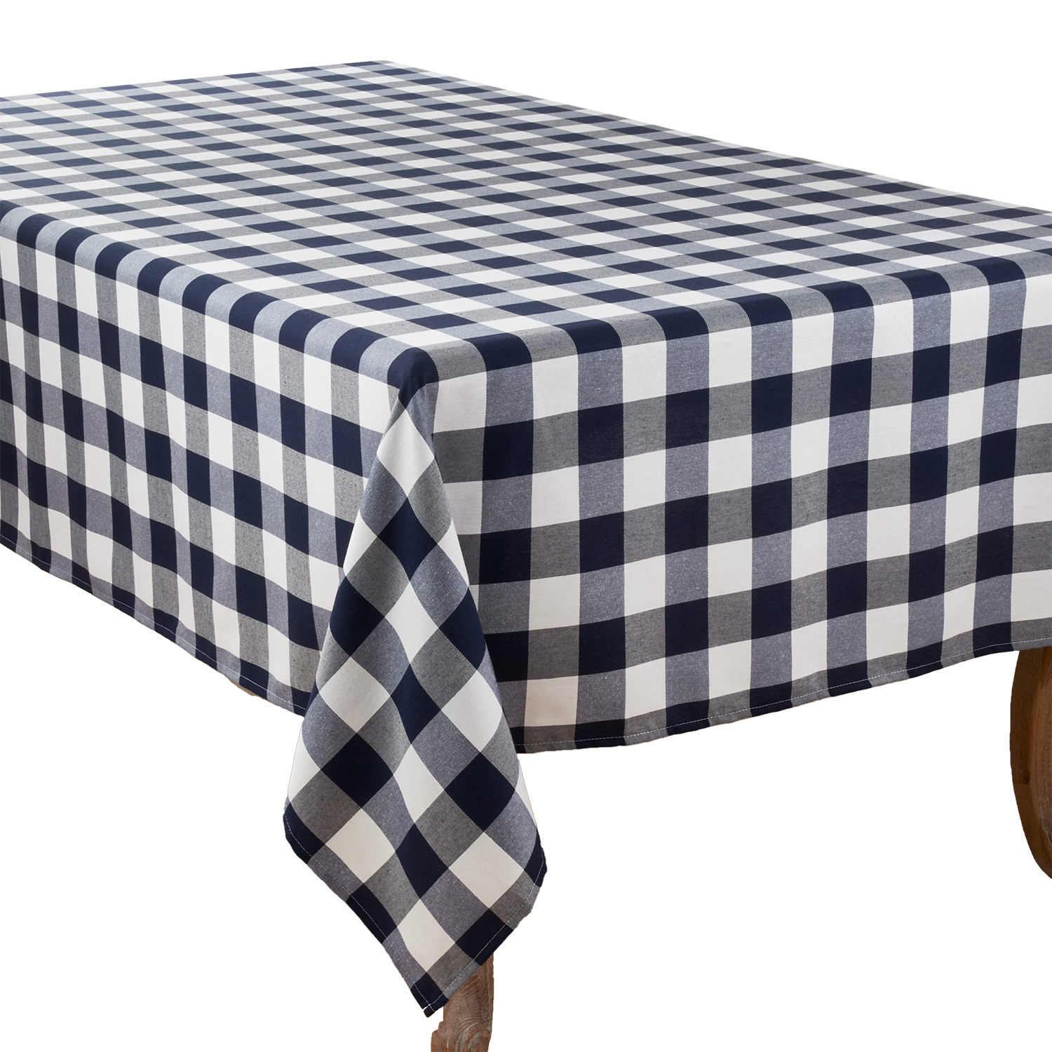 black and white tablecloth