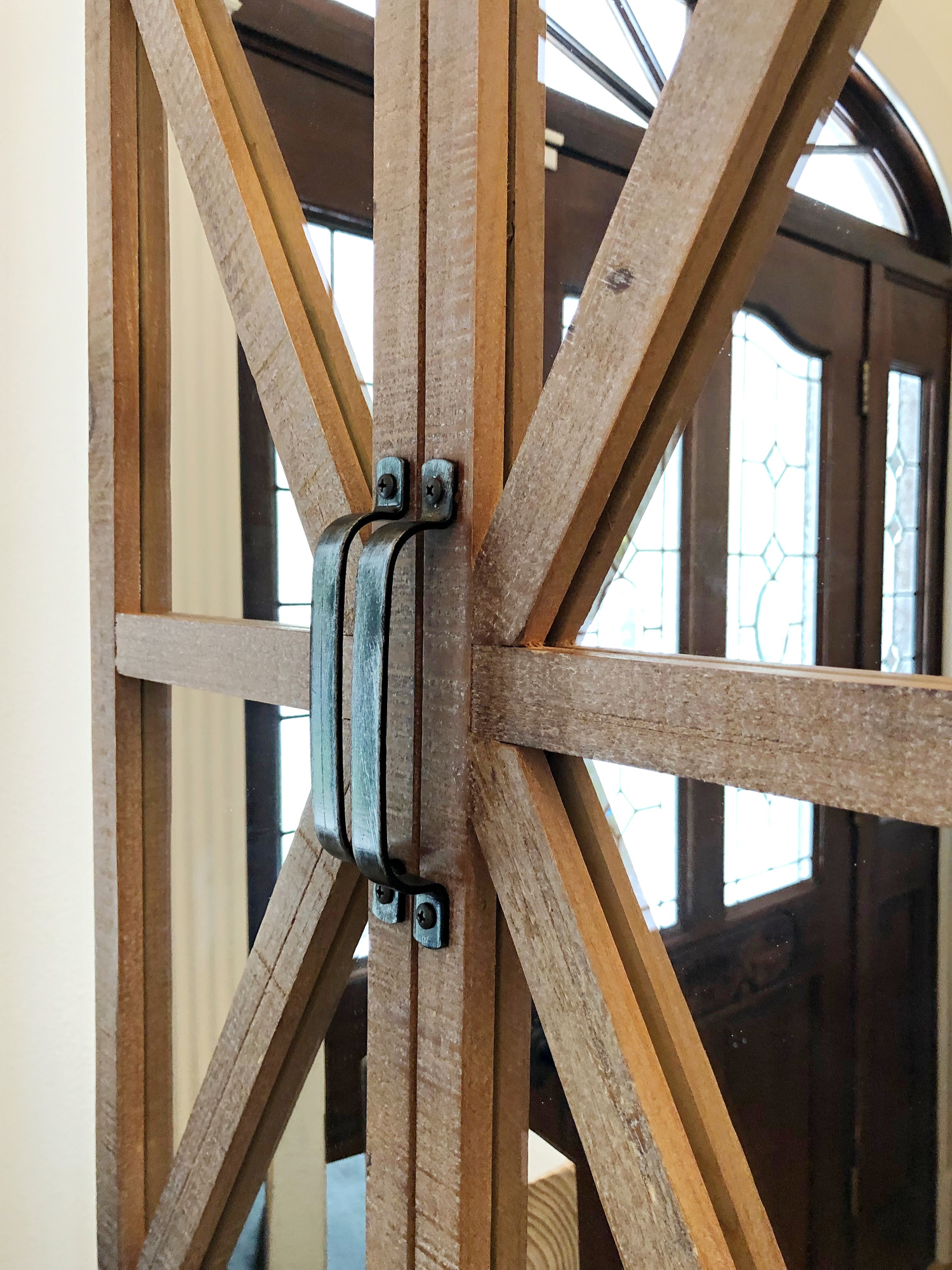 mirror rustic barn door