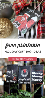 Free Printable Holiday Gift Tags | All the tags you need for gifts for FREE!