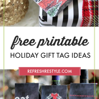 Free Printable Holiday Gift Tags | All the tags you need for gifts for FREE!
