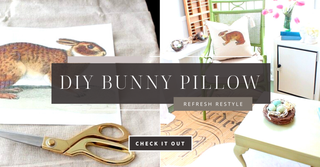 DIY Bunny Pillow Cover