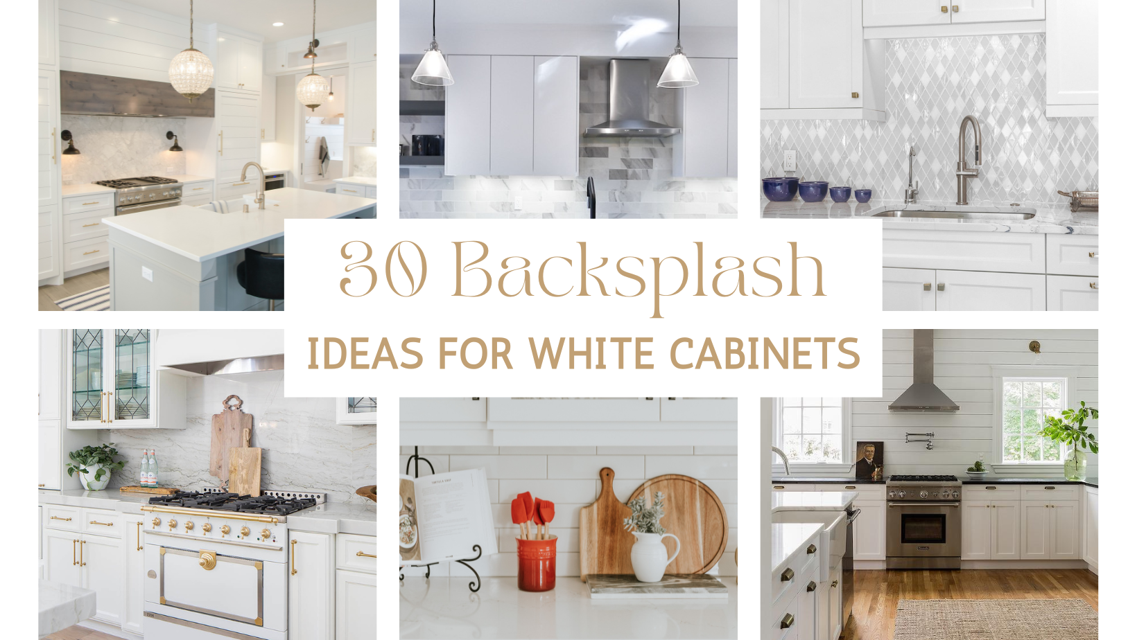 30 Kitchen Backsplash Ideas With White