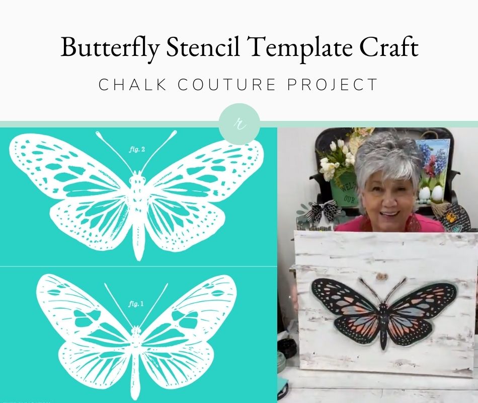 Butterfly Stencil Pattern